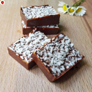 Melt-In-Your-Mouth Coconut Chocolate Fudge