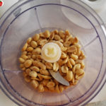 roasted peanuts in the blender