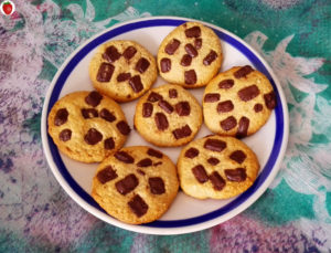 Vegan chocolate chip cookies