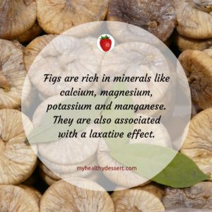 Dried figs are rich in minerals