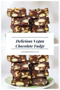 The Most Delicious Vegan Chocolate Fudge Bar