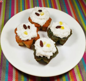 Vegan Christmas Spirulina and Beet Cupcakes
