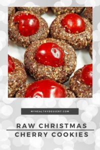 Raw Christmas Cherry Cookies