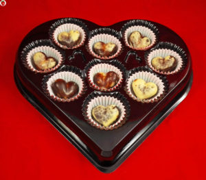 Raw Vegan Marble Chocolates For Valentine’s Day