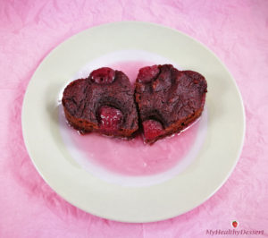Flourless Cherry Brownies For Valentine’s Day