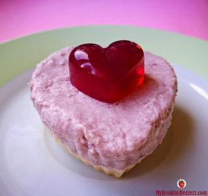 No-Bake Cherry Cheesecake For Valentine's Day