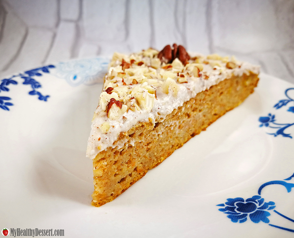 Dairy-Free Carrot Cake With Cinnamon Coconut Cream Frosting