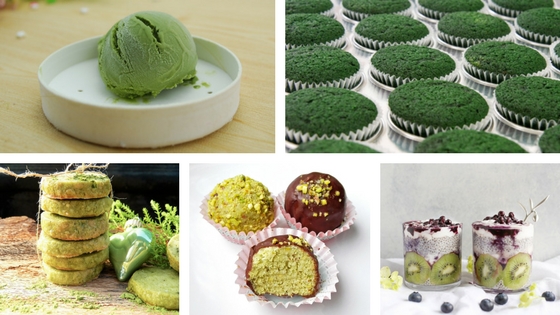 Healthy St. Patrick's Day Desserts With Matcha And Spirulina